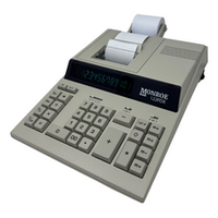 Monroe 122PDX 12-Digit Medium-Duty Accounting Printing Calculator With Fast Printing