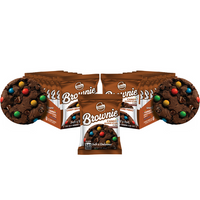 Classic Cookie Soft Baked Brownie Rounds made with Chocolate Candies, 2 Boxes, 16 Individually Wrapped Brownies