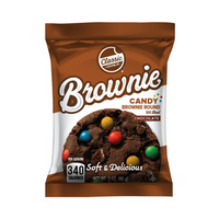Classic Cookie Soft Baked Brownie Rounds made with Chocolate Candies, 2 Boxes, 16 Individually Wrapped Brownies
