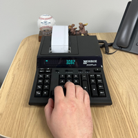 Monroe 2020PlusX 12-Digit Medium-Duty Accounting Desktop Printing Calculator With Large Display