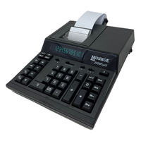 Monroe 2020PlusX 12-Digit Medium-Duty Accounting Desktop Printing Calculator With Large Display