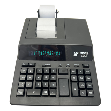 Monroe 6120X 12-Digit Entry Level Accounting Desktop Printing Calculator