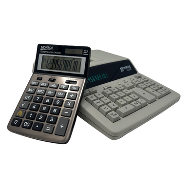 Monroe 6120X 12-Digit Entry Level Accounting Desktop Printing Calculator