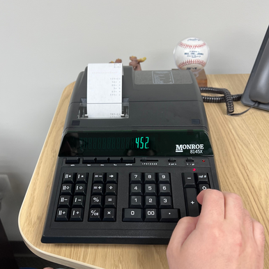 Monroe 8145X 14-Digit Dual-Memory Heavy-Duty Accounting Printing Calculator