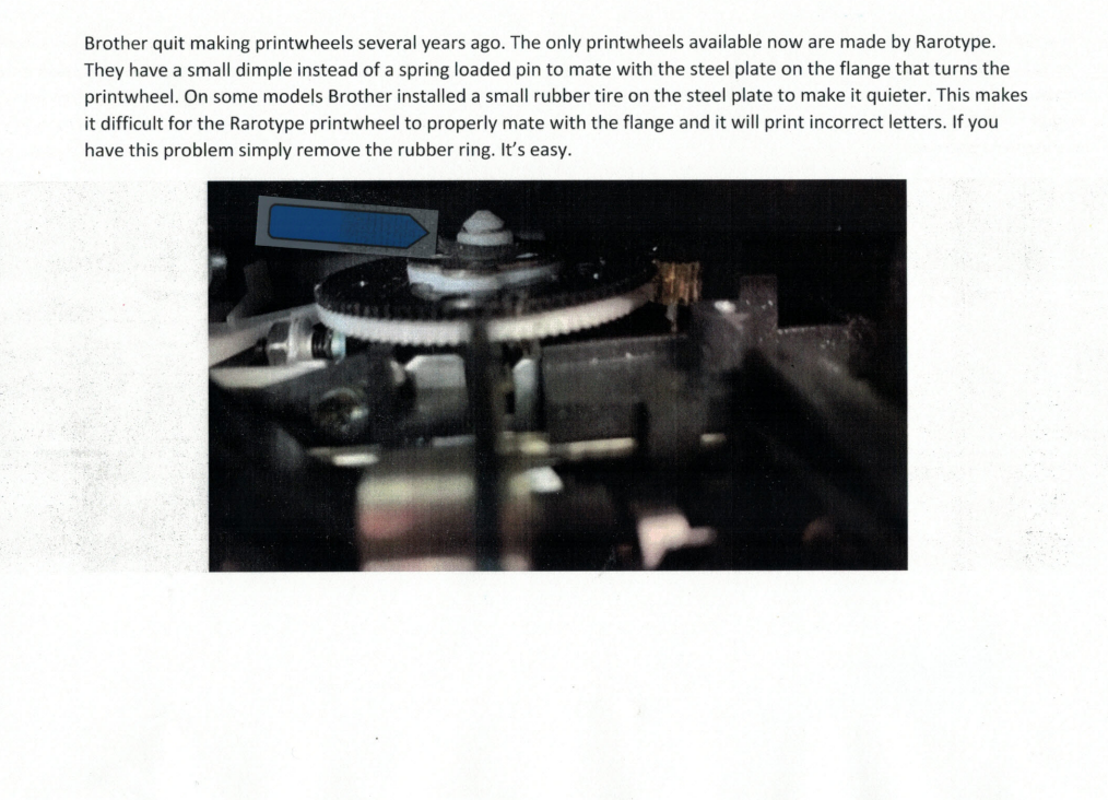 Brother Script 12 Printwheel by Rarotype