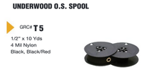 GRC Compatible Underwood O.S. Ink Ribbon (Black/Red) (T5BR)