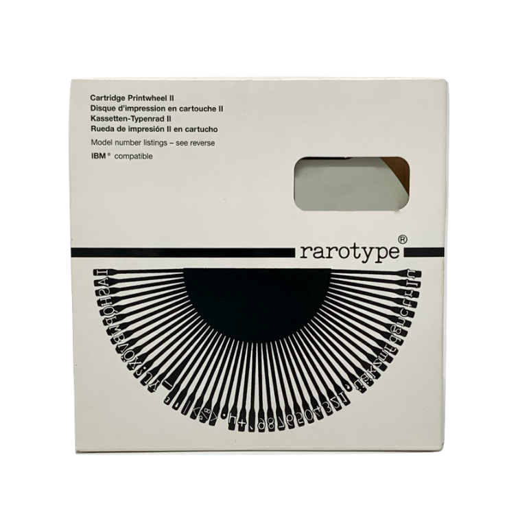 IBM Letter Gothic 12 Printwheel by Rarotype