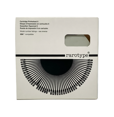 IBM Courier 12 Printwheel by Rarotype