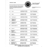 Nakajima/Swintec Bookface Academic 10 Printwheel by Rarotype