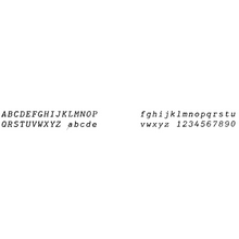 Adler/Royal Berlin Italic 1012 International Printwheel by Rarotype