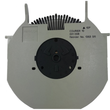 Rarotype IBM Courier 10 Printwheel