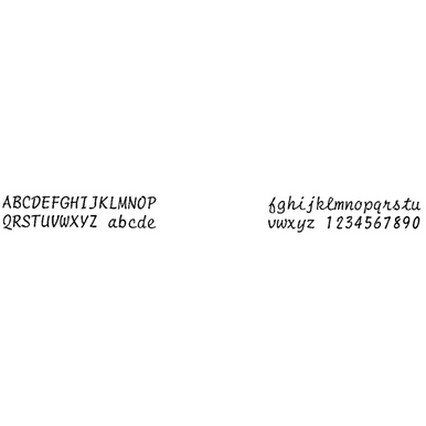 Canon Script 12 Printwheel by Rarotype