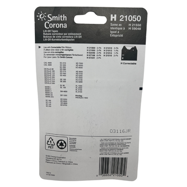 Smith Corona H21050 Lift Off Tape - 2 Pack
