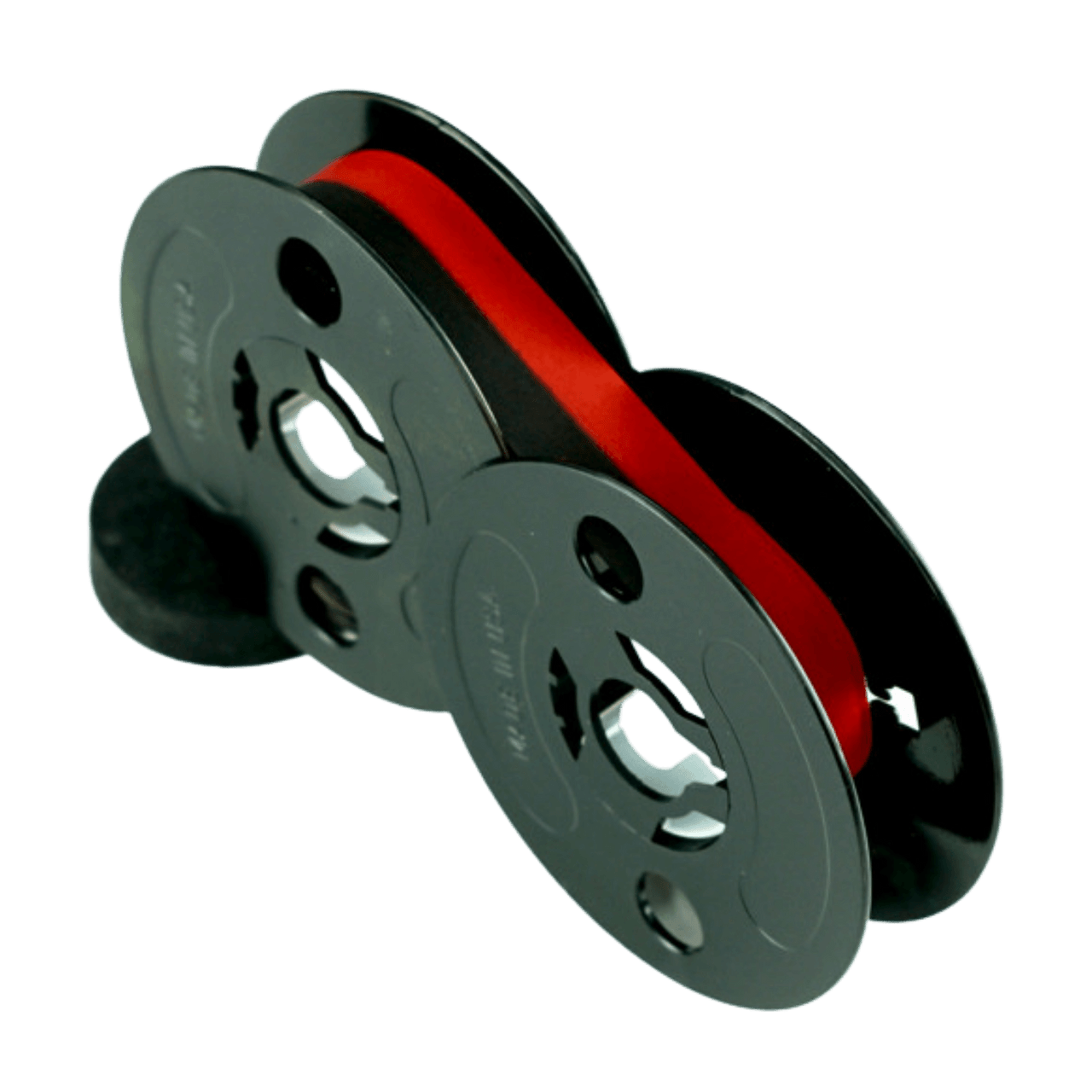 GRC T2BR universal black and red typewriter ink ribbon on dual spools for manual typewriters