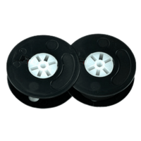 GRC T2BR universal black and red typewriter ink ribbon on dual spools for manual typewriters