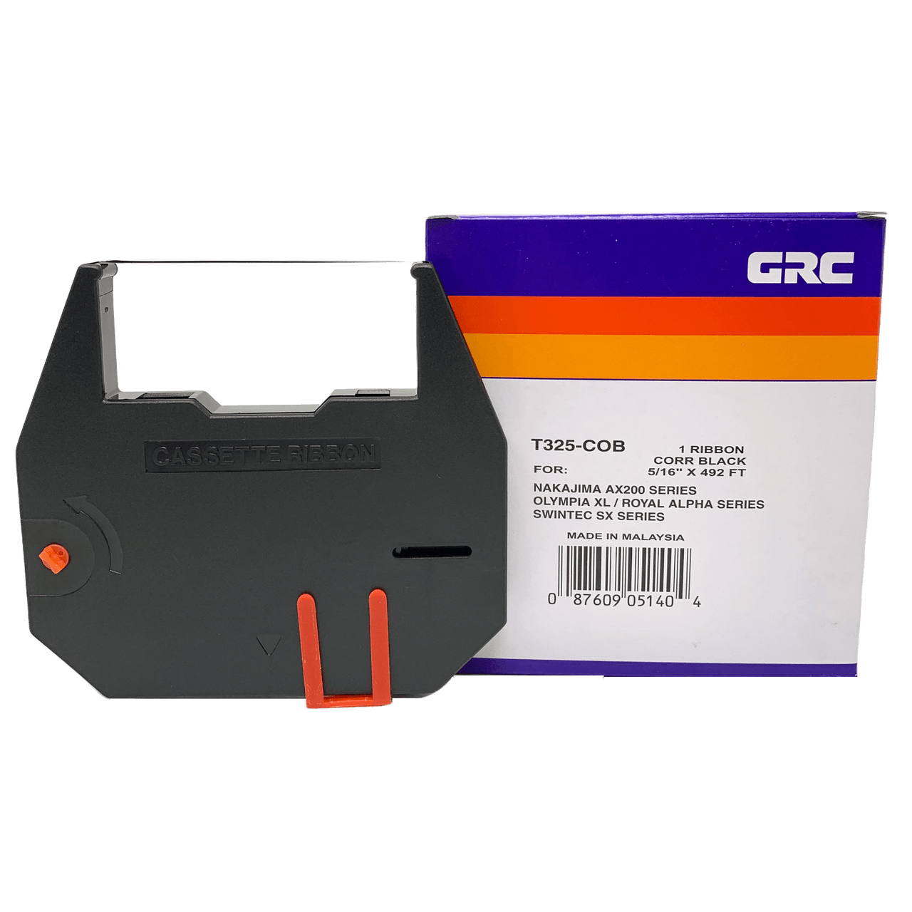 GRC Compatible Adler/Royal Alpha 600 Ink Ribbon (Black) (T325)