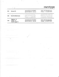 Canon Script 12 Printwheel by Rarotype