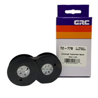 GRC Compatible Universal Ink Ribbon Spool Replacement for Most Typewriters (Black)
